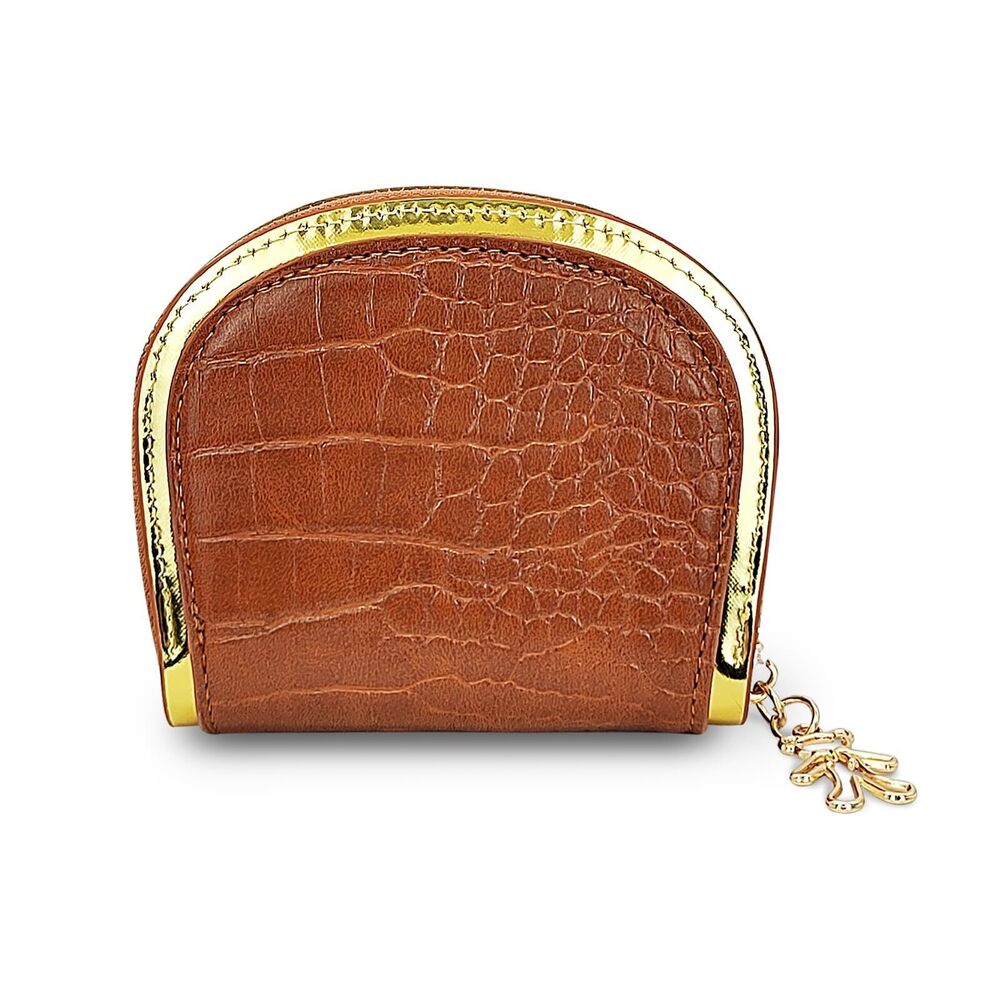 5812 Credit Card Holder, 11 Slots PU Leather Keychain Wallet Card Wallet